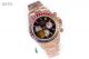 Perfect Replica N9 Factory Rolex Daytona 7750 Rainbow Diamond Bezel Rose Gold Oyster Band 40mm Men's Watch (2)_th.JPG